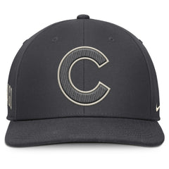 Chicago Cubs Statement Pro Snapback Hat Anthracite | Nike