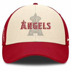 Los Angeles Angels Statement Club Performance Adjustable Hat Red/Natural | Nike