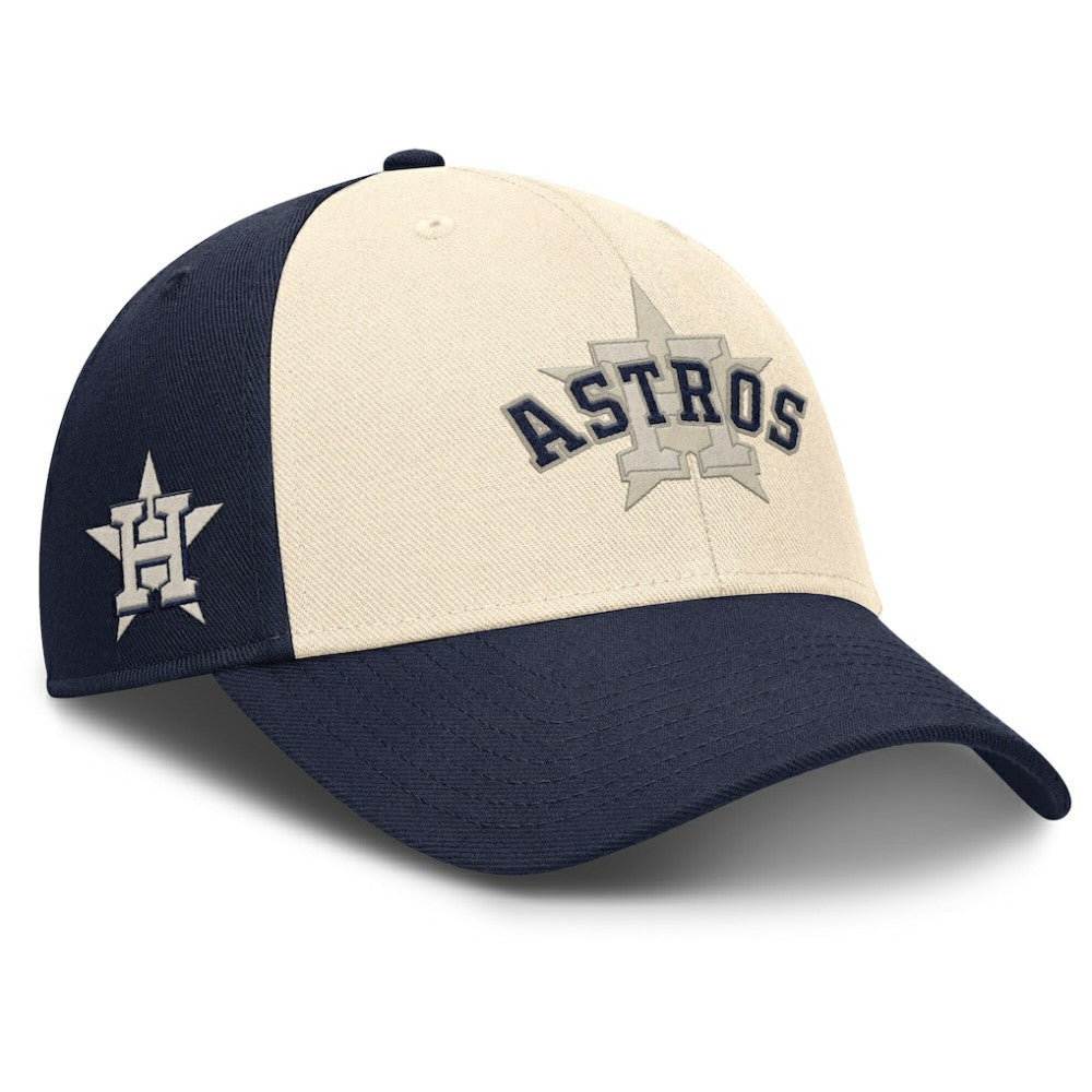 Houston Astros Statement Club Performance Adjustable Hat Navy/Natural | Nike