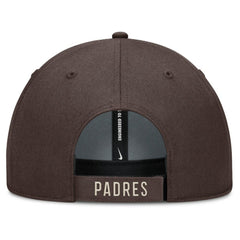 San Diego Padres Statement Club Performance Adjustable Hat Brown/Natural | Nike