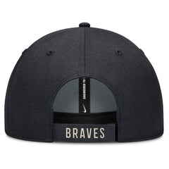 Atlanta Braves Statement Club Performance Adjustable Hat Navy/Natural | Nike