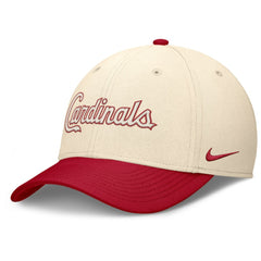 St. Louis Cardinals Statement Rise Performance Flex Hat Natural/Red | Nike
