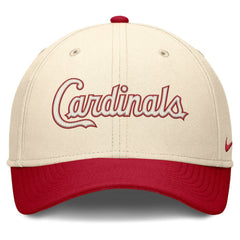 St. Louis Cardinals Statement Rise Performance Flex Hat Natural/Red | Nike