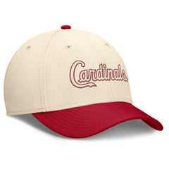 St. Louis Cardinals Statement Rise Performance Flex Hat Natural/Red | Nike