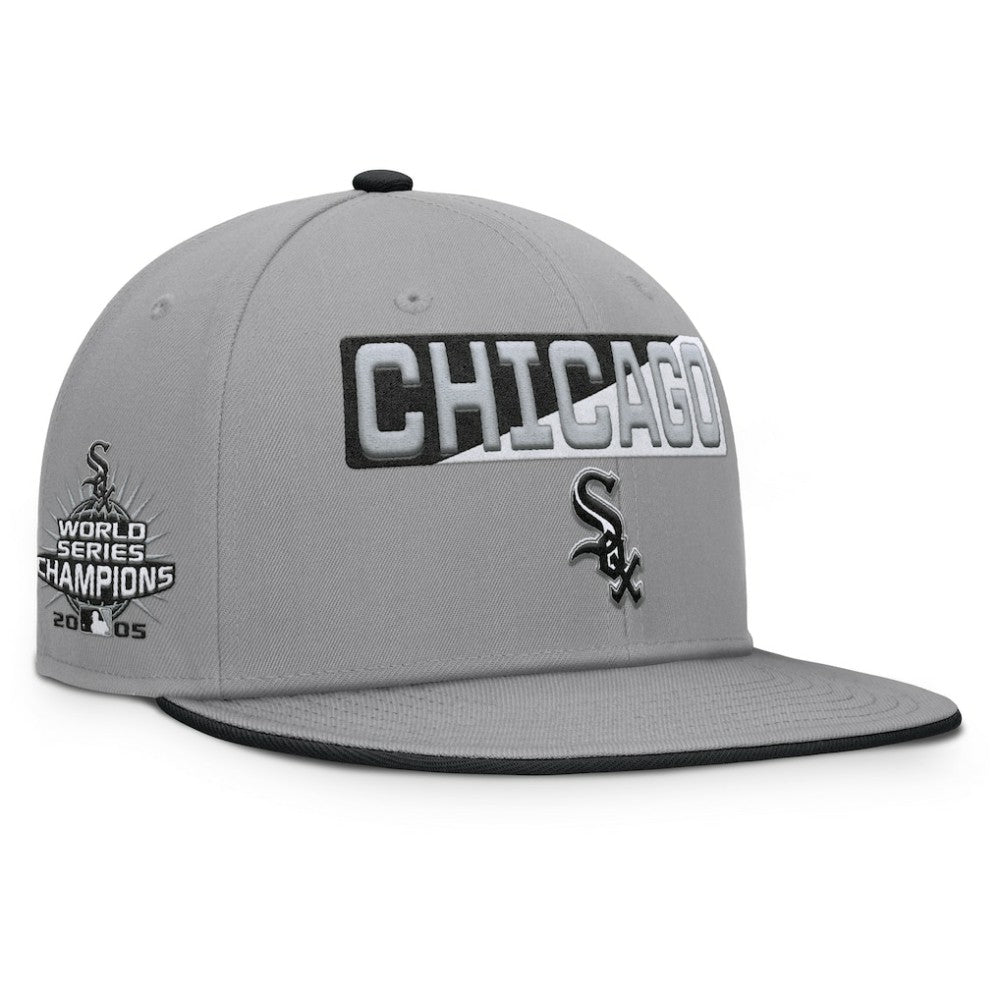 Chicago White Sox Punchout Snapback Hat Gray