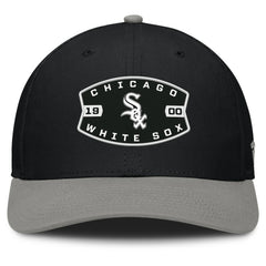 Chicago White Sox Cutoff Adjustable Trucker Hat Black/Gray