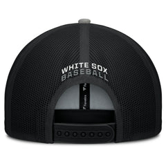 Chicago White Sox Cutoff Adjustable Trucker Hat Black/Gray
