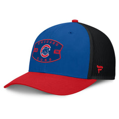 Chicago Cubs Cutoff Adjustable Trucker Hat Royal/Red