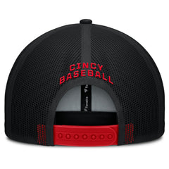 Cincinnati Reds Cutoff Adjustable Trucker Hat Red/Black