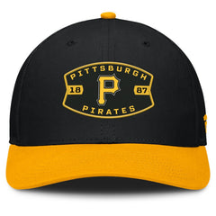 Pittsburgh Pirates Cutoff Adjustable Trucker Hat Black/Gold