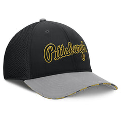 Pittsburgh Pirates Pennant Flex Hat Black/Gray