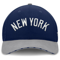 New York Yankees Pennant Flex Hat Navy/Gray