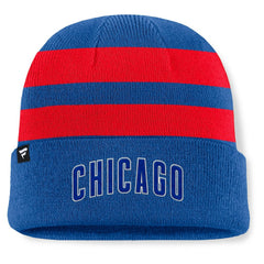 Chicago Cubs Baseline Cuffed Knit Hat Royal