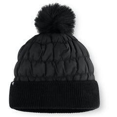 Cleveland Guardians Nightcap Cuffed Knit Hat with Pom Black