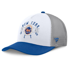 New York Mets Designated A-Frame Foam Front Trucker Adjustable Hat White/Royal