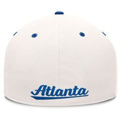 Atlanta Braves Unit Fitted Hat Cream/Royal