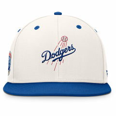 Los Angeles Dodgers Unit Fitted Hat Cream/Royal