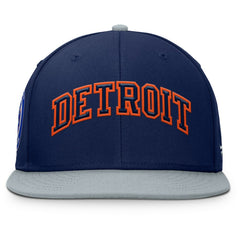 Detroit Tigers Yard Fitted Hat Navy/Gray