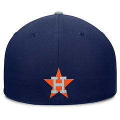 Houston Astros Yard Fitted Hat Navy/Gray