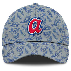 Atlanta Braves Women's Cooperstown Collection Shift Adjustable Hat Gray