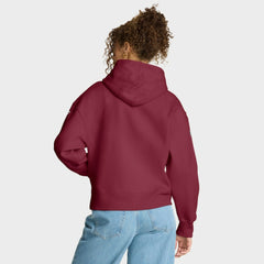 Colorado Avalanche Fanatics Women's Authentic Pro Primary Pullover Hoodie Burgundy