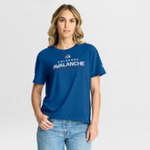 Colorado Avalanche Fanatics Women's Authentic Pro Primary T-Shirt Blue