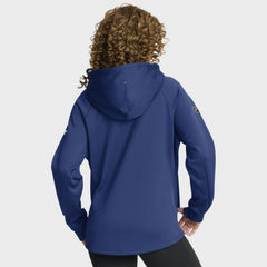 Tampa Bay Lightning Fanatics Women's Authentic Pro Rink Raglan Full-Zip Hoodie Blue