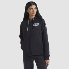 Los Angeles Kings Fanatics Women's Authentic Pro Rink Raglan Full-Zip Hoodie Black