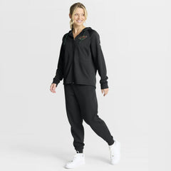 Minnesota Wild Fanatics Women's Authentic Pro Rink Raglan Full-Zip Hoodie Black