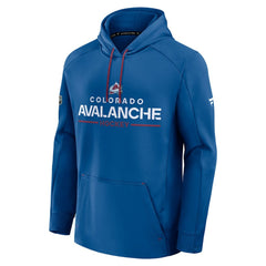 Colorado Avalanche Fanatics Authentic Pro Rink Hoodie Blue