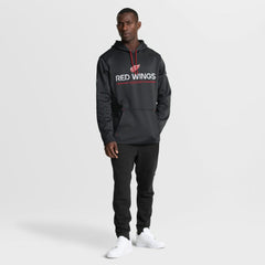 Detroit Red Wings Fanatics Authentic Pro Rink Hoodie Black