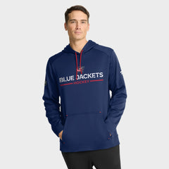 Columbus Blue Jackets Fanatics Authentic Pro Rink Hoodie Navy