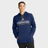 Nashville Predators Fanatics Authentic Pro Rink Hoodie Navy
