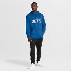 Winnipeg Jets Fanatics Authentic Pro Rink Hoodie Blue
