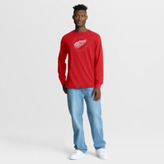 Detroit Red Wings Fanatics Authentic Pro Property Of Practice Long Sleeve T-Shirt Red