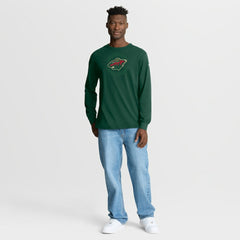 Minnesota Wild Fanatics Authentic Pro Property Of Practice Long Sleeve T-Shirt Green