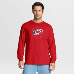 Carolina Hurricanes Fanatics Authentic Pro Property Of Practice Long Sleeve T-Shirt Red
