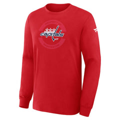 Washington Capitals Fanatics Authentic Pro Property Of Practice Long Sleeve T-Shirt Red