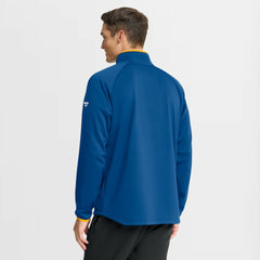 St. Louis Blues Fanatics Authentic Pro Rink Raglan Quarter-Zip Pullover Blue