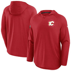 Calgary Flames Fanatics Authentic Pro Rink Hoodie Red