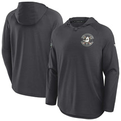 Anaheim Ducks Fanatics Authentic Pro Rink Hoodie Charcoal