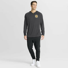 Boston Bruins Fanatics Authentic Pro Rink Hoodie Charcoal