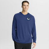 Vancouver Canucks Fanatics Authentic Pro Rink Hoodie Blue