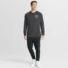 Los Angeles Kings Fanatics Authentic Pro Rink Hoodie Charcoal