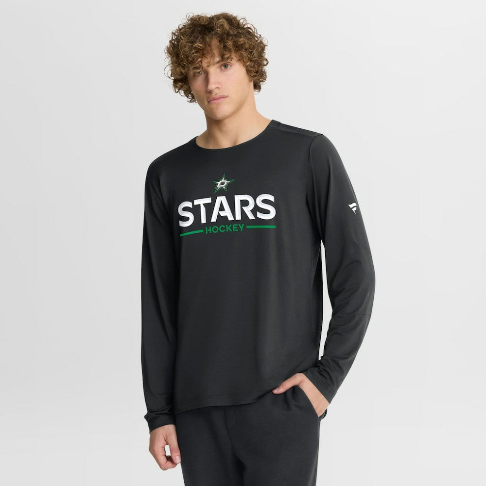 Dallas Stars Fanatics Authentic Pro Rink Tech Long Sleeve T-Shirt Black