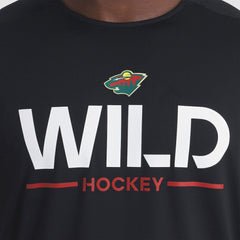 Minnesota Wild Fanatics Authentic Pro Rink Tech Long Sleeve T-Shirt Black