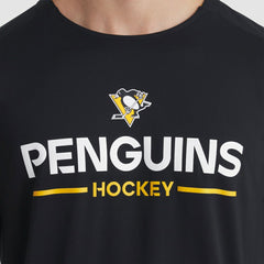 Pittsburgh Penguins Fanatics Authentic Pro Rink Tech Long Sleeve T-Shirt Black