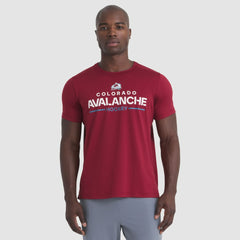 Colorado Avalanche Fanatics Authentic Pro Rink Tech T-Shirt Burgundy