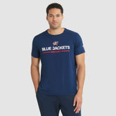 Columbus Blue Jackets Fanatics Authentic Pro Rink Tech T-Shirt Navy