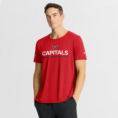Washington Capitals Fanatics Authentic Pro Rink Tech T-Shirt Red